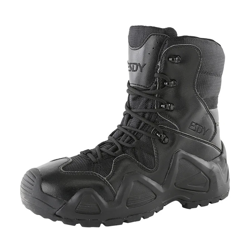 Wearproof Tactical Boots Mens High Tube Outdoor Climbing Hunting Shoes Army Fans Combat Training Hi