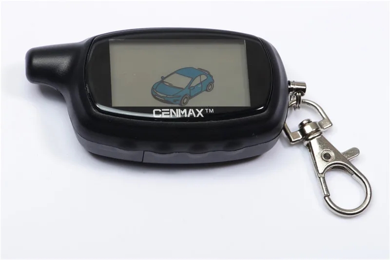 CENMAX ST-7A Russian LCD Remote for CENMAX ST7A 7A LCD Keychain Car Remote Control 2-Way Car Alarm gps for car