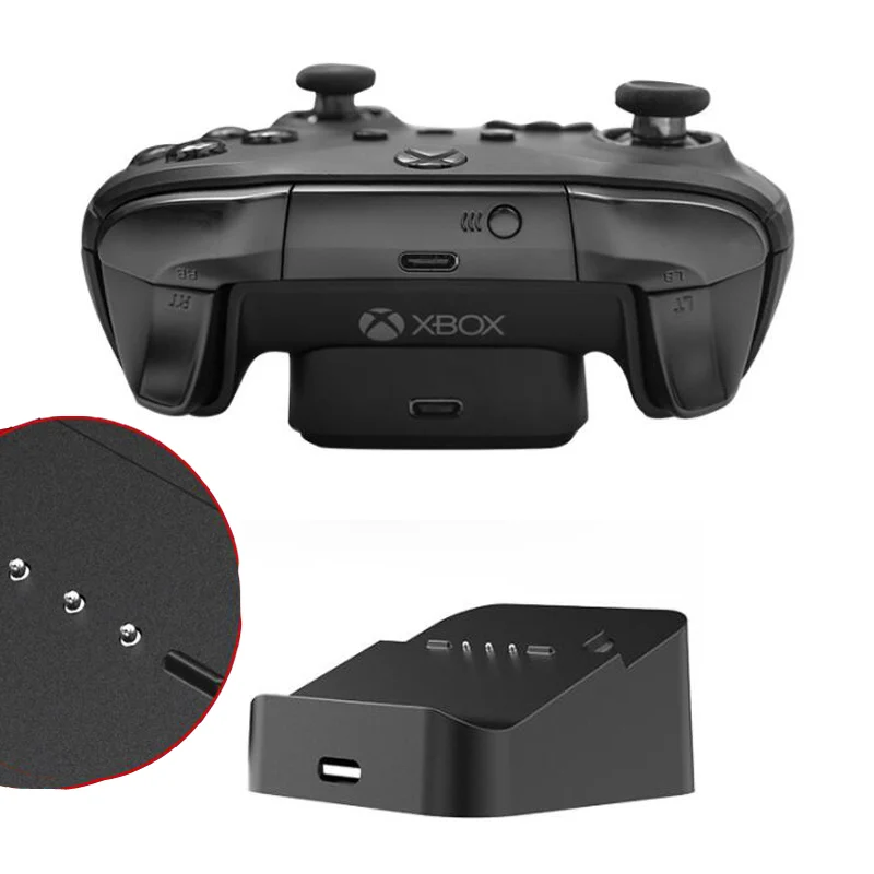 slank Erge, ernstige steen For Xbox One Elite Series 2 Controller Wireless Charging Dock Stand Station  Contact Charger Power Supply For Xbox One Elite 2 - Chargers - AliExpress
