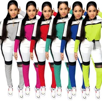 

Sports Suit 2019 Autumn And Winter New Hooded Sweatshirt Pants Two Piece Tracksuit Women Hoodies Women Tracksuit Sweatpants