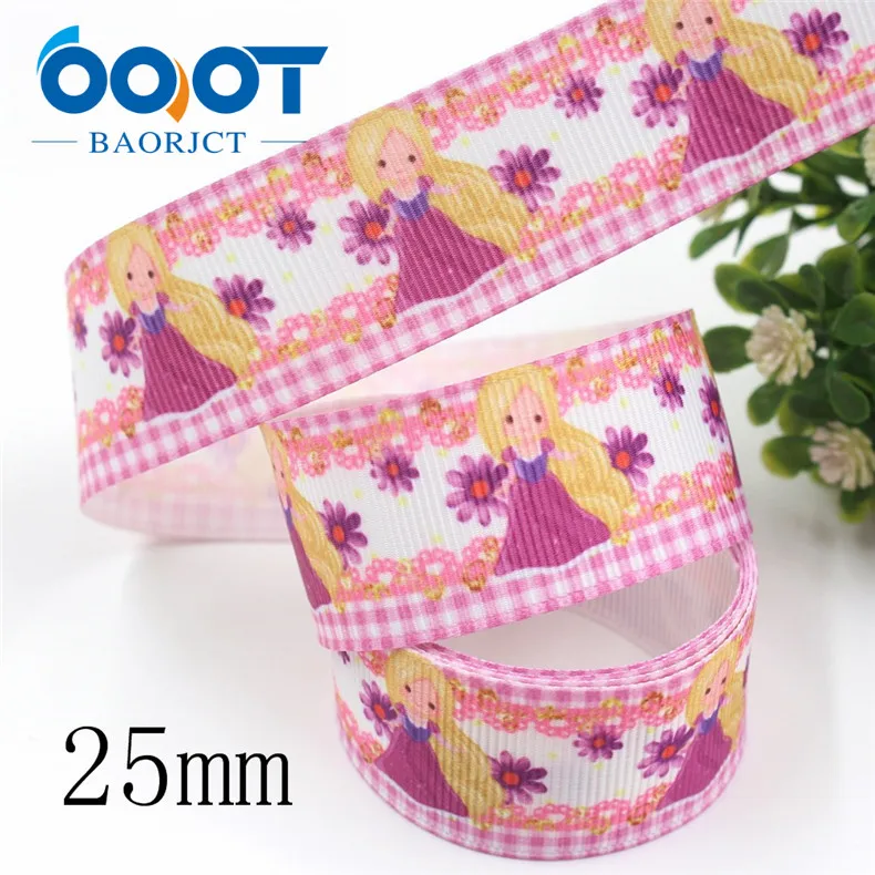 I-19920-2220 OOOT BAORJCT I-19920-2214, 25 мм, 10 ярдов мультфильм тепловой передачи печатных корсажные ленты, лук крышка DIY аксессуары украшения - Цвет: I-19920-2220