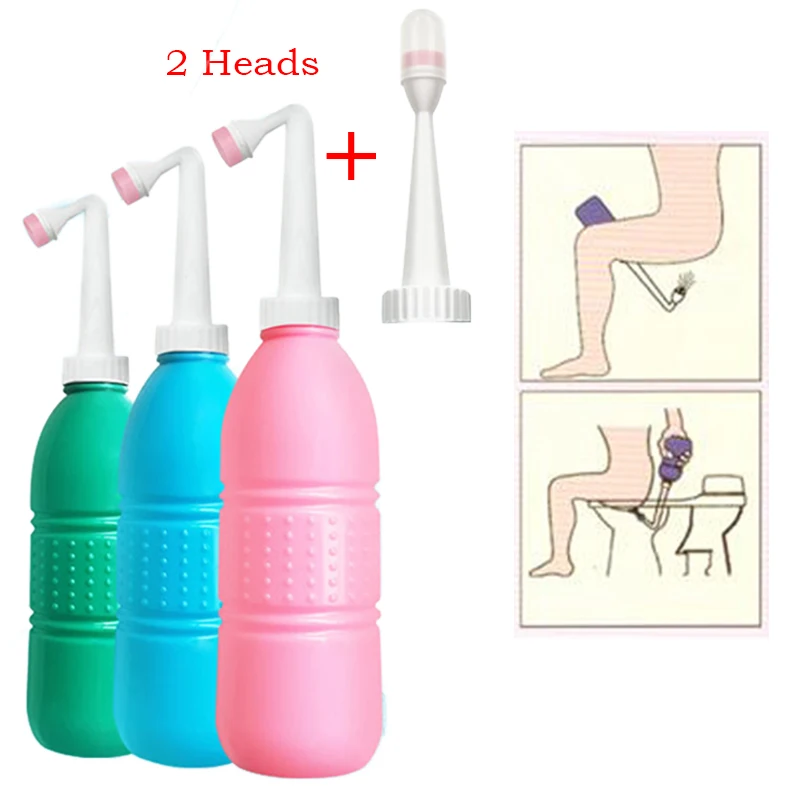 

500ml Portable Bidget Hand Held Sprayer Personal Cleaner Hygiene Bottle Spray Washing for Hemorrhoids Perineum Butt Clean