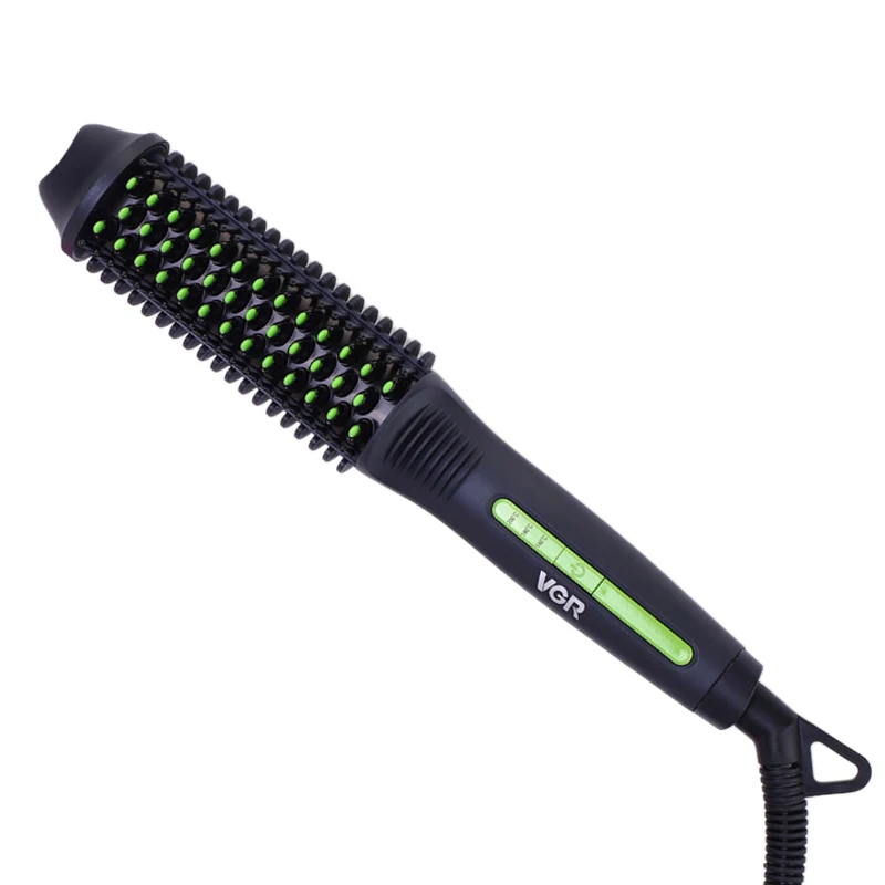

Vgr V-503 Hair Curler Comb Hair Curler Iron Ceramic Hair Curler Straight Hair for Men and Women Short Hair Big Wave Electric Hai