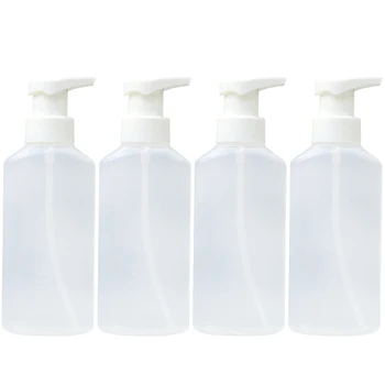 

4pcs Soap Dispenser Bathroom Accessories Dispenser Spray Bottle Liquid Soap Holder Shampoo Pump Bottles For Girls Family Women