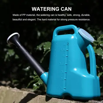 Garden Watering Can Long Mouth Plastic Lid Large Capacity Plant