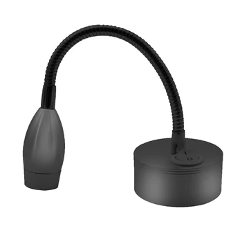 

12V Campers 360 Degree Rotation Led Bed Lamp Adjustable RV Reading Light Button Control Yacht Eye Care Office Boats Multipurpose