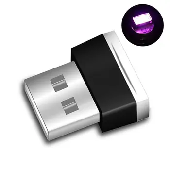 

Universal Car Interior LED Decoration Night Light USB Interface Plug-in Trunk 23GC
