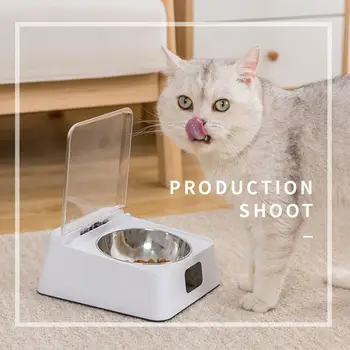 

Pet Feeder Infrared Sensor Cat And Dog Bowl Automatic Opening Anti-Cockroach Mouse Moisture-Proof Smart Pet Feeder Hot Sale 2021