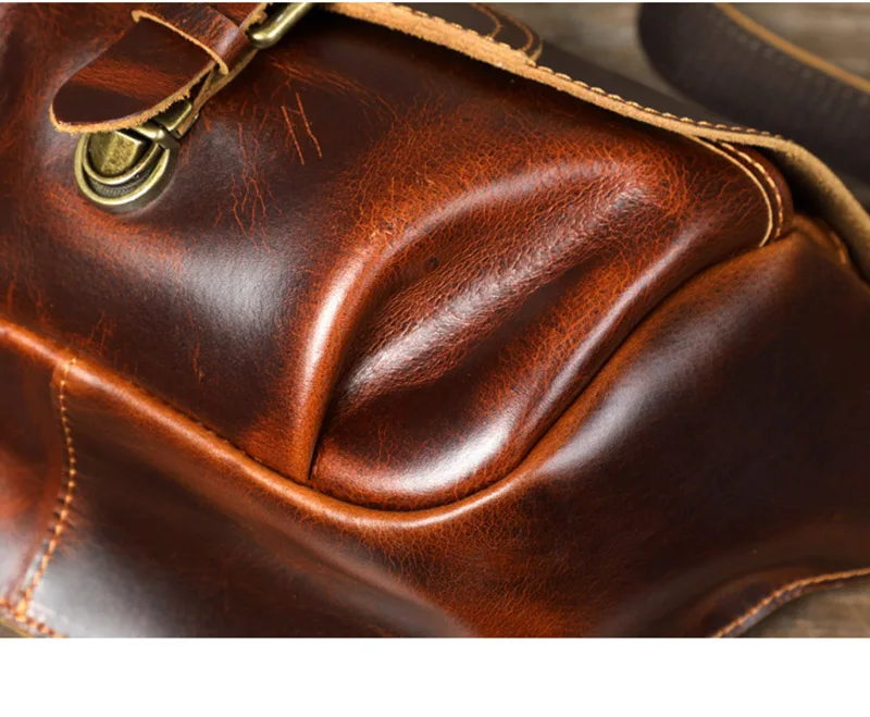 Woosir Genuine Leather Cross Body Bag for Men