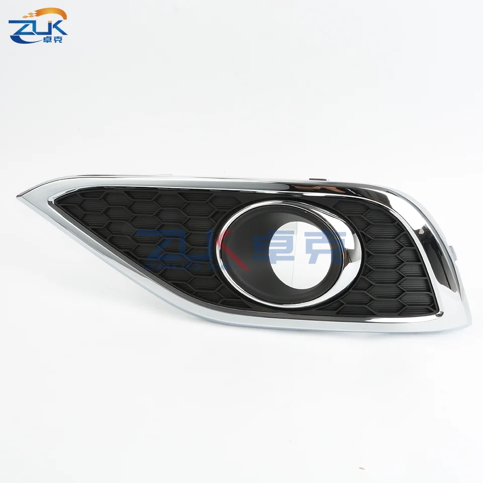 ZUK 2 шт./лот для вождения автомобиля хромирование спереди Bumber туман светильник колпак противотуманных фар Отделка капюшона для Хонда сrv 2012 2013 RM1/2/3/4