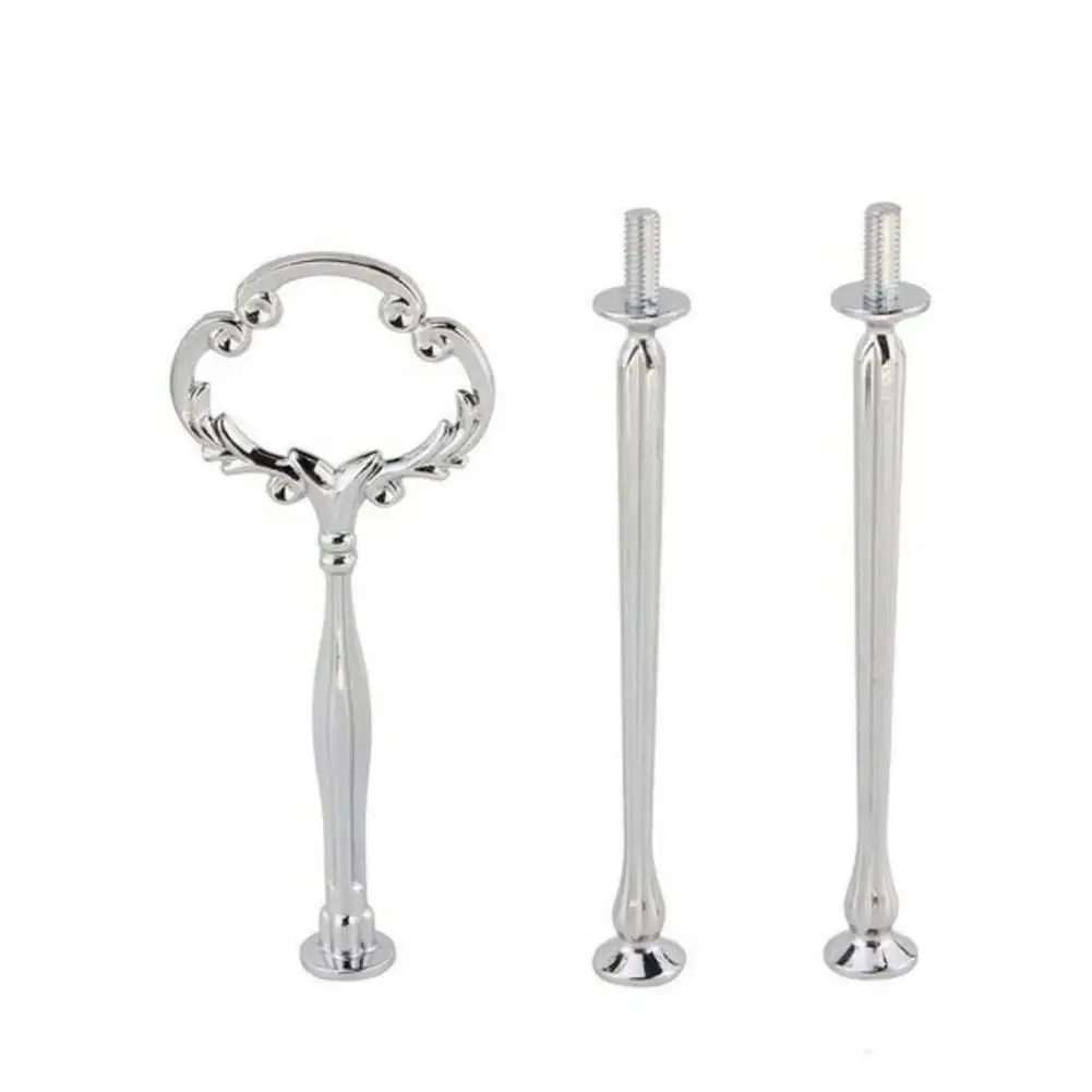 European Wedding Ceremony Festive Party Multi-Tier Cake Plate Fruit Tray Stand Holder Centre Handle Fittings