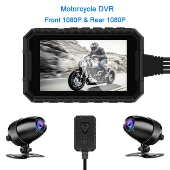 

Full HD 1080P Motorbike dashcam Action Camera Recorder DVR Dual Lens Front and Rear View Motor Electronics Motorcycle Dash Cam