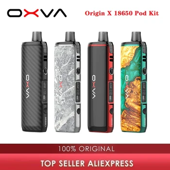

Original OXVA Origin X 60W 18650 Pod Kit with 3ml Pod Powered By Single 18650 Battery E-cig Vape kit vs Drag X / Aegis boost