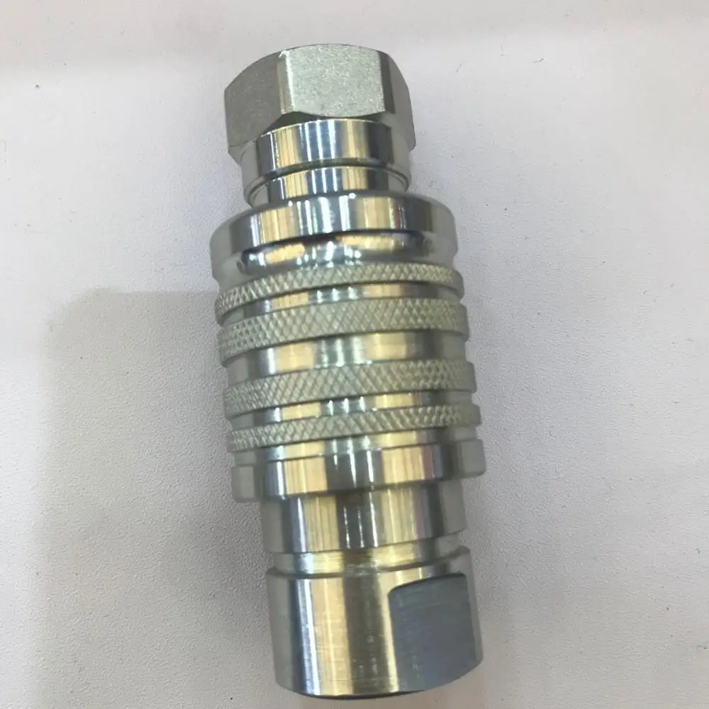

3/8" 1/2" BSPP or NPT thread Push and Pull Type Hydraulic Quick Coupling