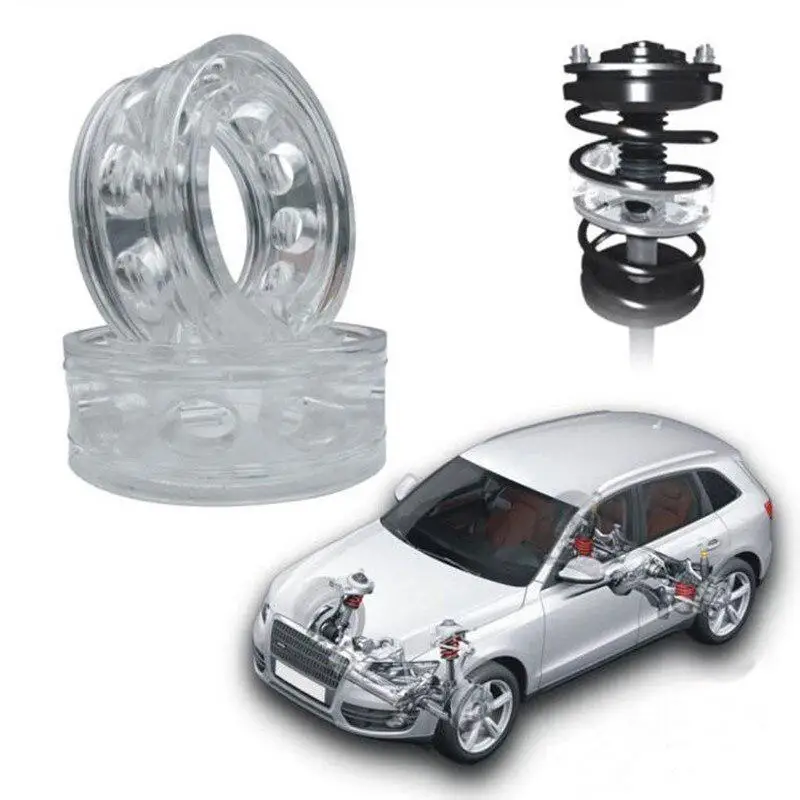 

1 Pair Transparent Car Buffers Shock Absorber Car Spring Bumper Power Auto-buffers Springs Bumpers Repair Tool Accessoires