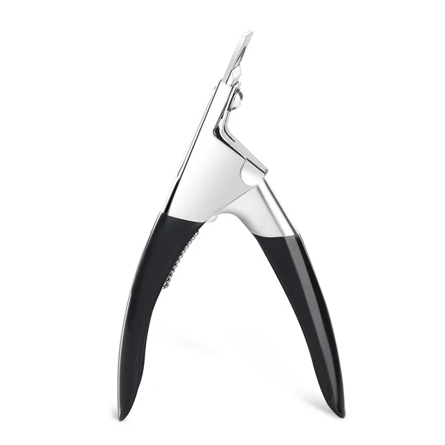 1pcs Fake Nail Cutter Nail Art Clipper Type U Shape False Tips Cutter Toe Nail File Foot Care Pedicure Nail Art Tool black