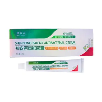 

20g Natural Herbal Cream Antibacterial Anti-Itch Cream Use External Foot For Allergies Skin Care Balm R5S7