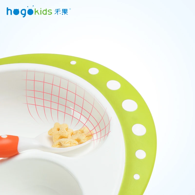 Hogokids детское Кормление PP детские блюда Детские тарелки детская тарелка безопасная посуда вспомогательная чаша разделительная тренировочная чаша