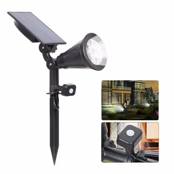 

Waterproof 7 Leds Solar Power Light Outdoor Garden Lighting Landscape Wall Lamp 6000K For yard Garden Bright Lamp