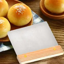 Нержавеющая сталь миксер для теста скребок лезвие, с деревянной ручкой печенье торт выпечки пиццы инструмент домашнего интерьера Кухня предметов первой необходимости