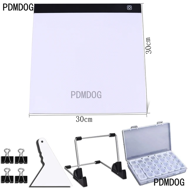 A4 30X30 Drawing Tablet Board USB Powered Dimmable LED Light Pad