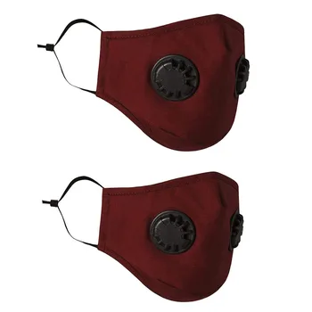 

2pc Printed Breathable Reusable Mask Filter PM2.5 Filtration Mask With Filters Breath Mouth Face Mask mascarilla reutilizable