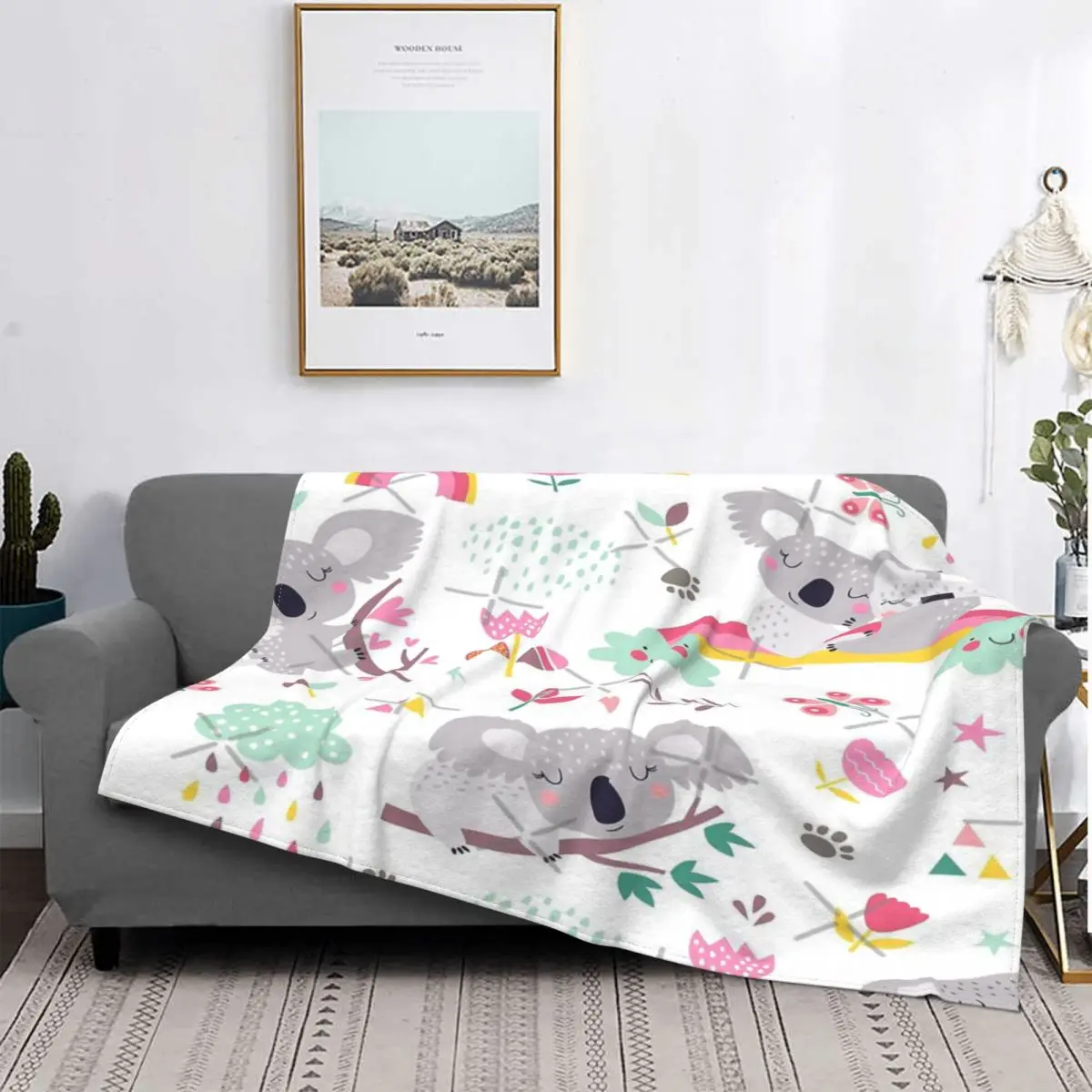 

Manta de Design artскатco, colcha para cama a cuadros, manta mullida a cuadros Kawaii, alfombra de orada шланг ислама