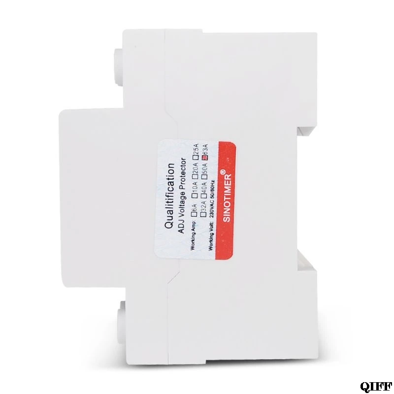 63A 230V перенапряжение защитное устройство предохранитель предельный ток вольтметр