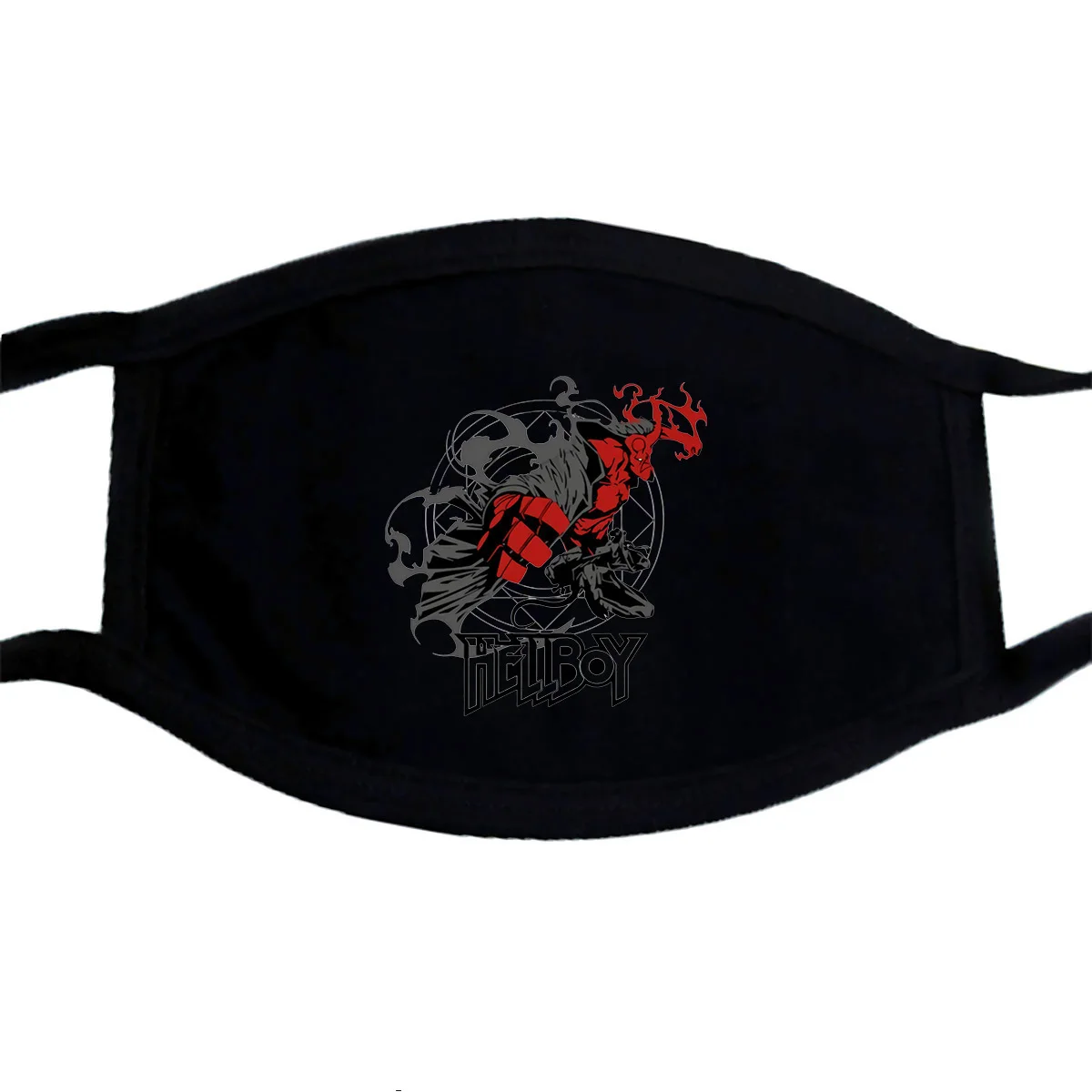 Hellboy Mask Funny Comics Mens mask Short Sleeve S3Xl pm2.5 PM2.5 | Аксессуары для одежды