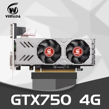 Videocardgtgtx 750 4gb 128bit gddr5 placas gráficas geforce gtx 750 desktop para nvidia mapa vga mais forte do que gtx750ti 2gb