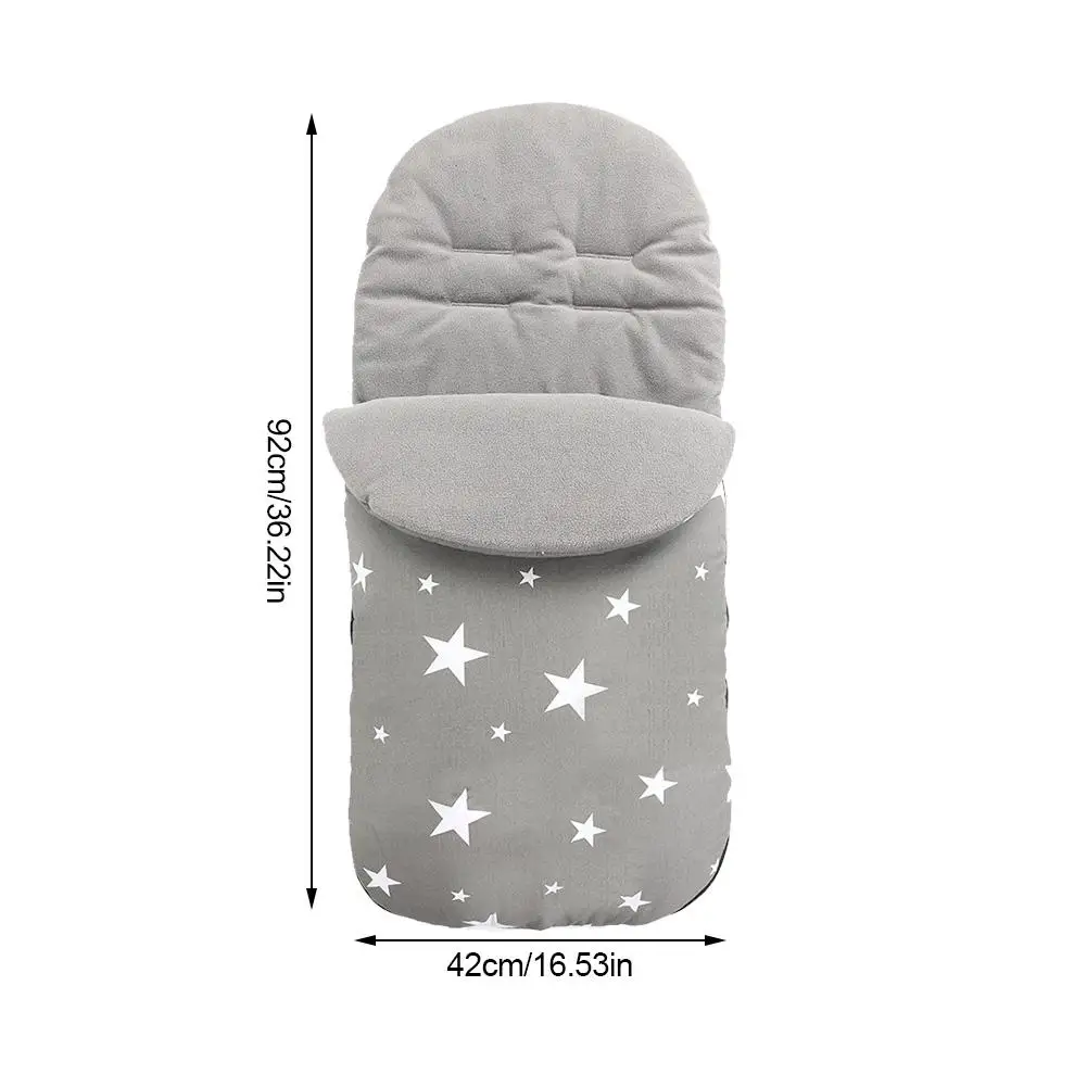 Универсальный Детский зимний спальный мешок для коляски, спальный мешок для детской коляски, ветрозащитный водонепроницаемый теплый чехол для ног