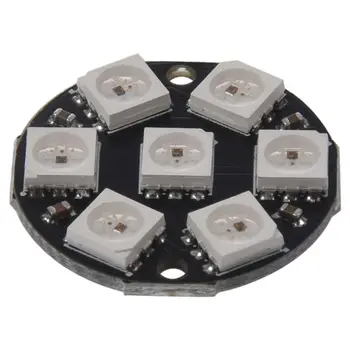 

7-bit WS2812 5050 RGB LED built-in full color drive lantern round development board module