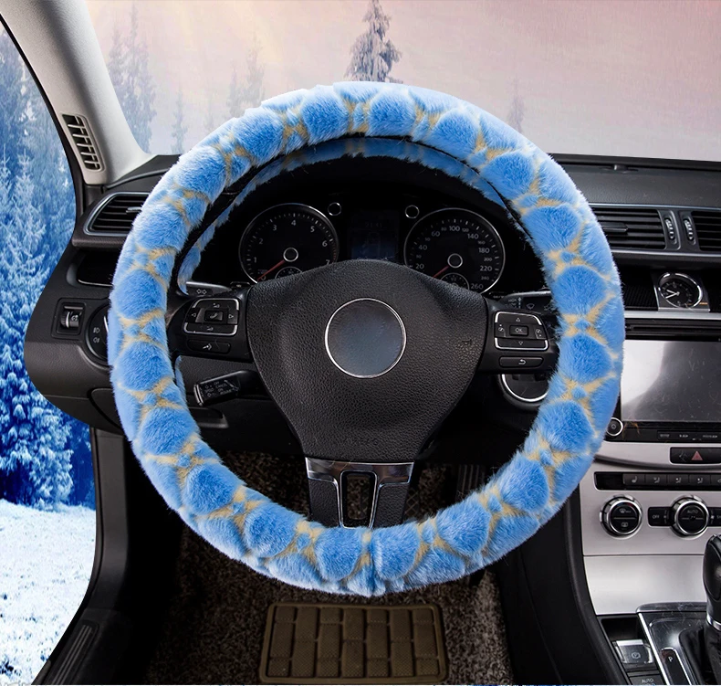DUKEAUTO чехол рулевого колеса автомобиля носимая автоматическая крышка рулевого колеса противоскользящая кожа тиснение кожа автомобиль-Стайлинг для hyundai