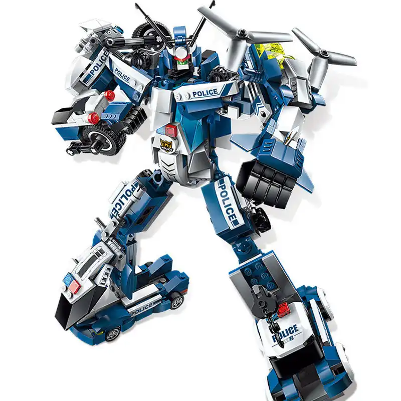 police transformer toy