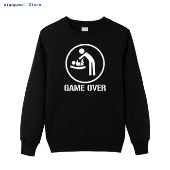

2020 sweatshirts Cotton To Be Best Dad Game Over Father Day Gift Creative Meaningful Design Comfortable hoodies pullovers