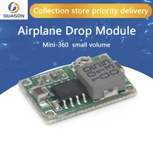 5 pces rc avião módulo mini 360 DC-DC conversor buck step down módulo 4.75v-23v a 1v-17v 17x11x3.8mm mini360 novo lm2596
