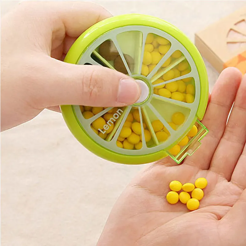 

Weekly Pillbox 7 Days Pill Medicine Box Drugs Case Splitter Pill Box Travel Makeup Storage Case Splitter Pills Organizer Case