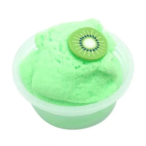 Kiwi Fruit 120 мл Виноградная лимон фруктовая пушистая шпатлевка матовая слизи глина декомпрессия Детская Игрушка снятие стресса детская глиняная игрушка - Цвет: Kiwi Fruit