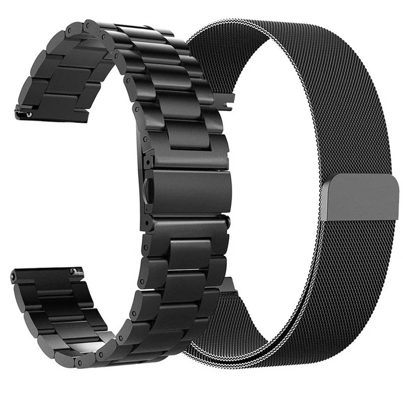 Watchband Sets for Samsung galaxy watch active 2 40mm 44mm bands 20mm Stainless Steel Metal bracelet wrist strap for active2 Watchband Sets for Samsung galaxy watch active 2 40mm 44mm bands 20mm Stainless Steel Metal bracelet wrist strap for active2