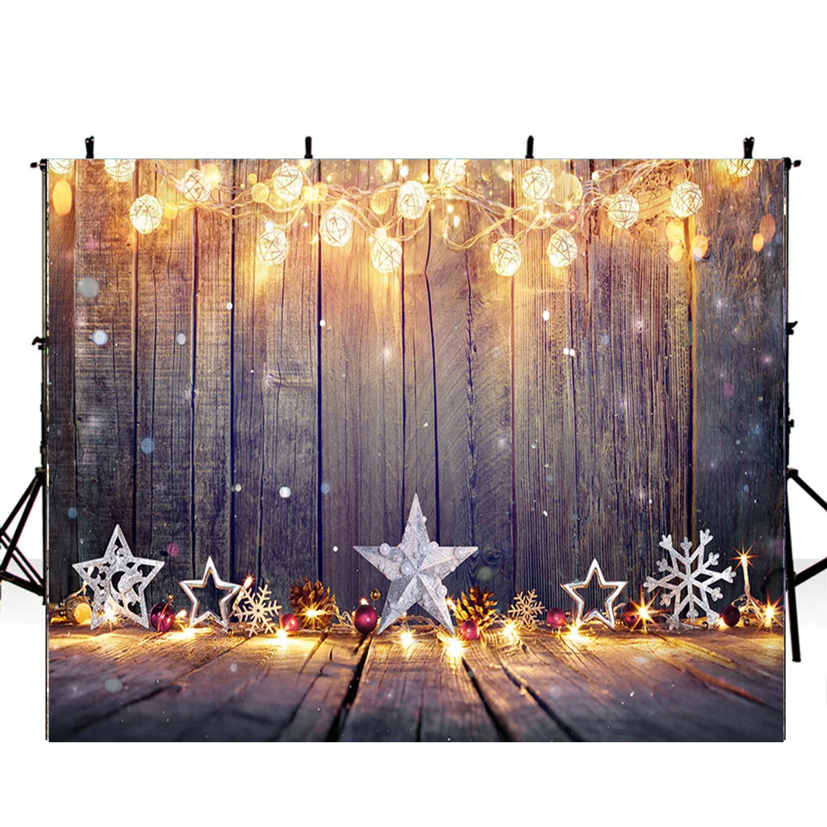 style 5 Фон для фотосъемки с изображением зимнего снега, дерева, Рождества, фон для фотосъемки с рождеством, реквизит для фотосъемки, вечерние виниловые Декорации для дома - Цвет: style 5