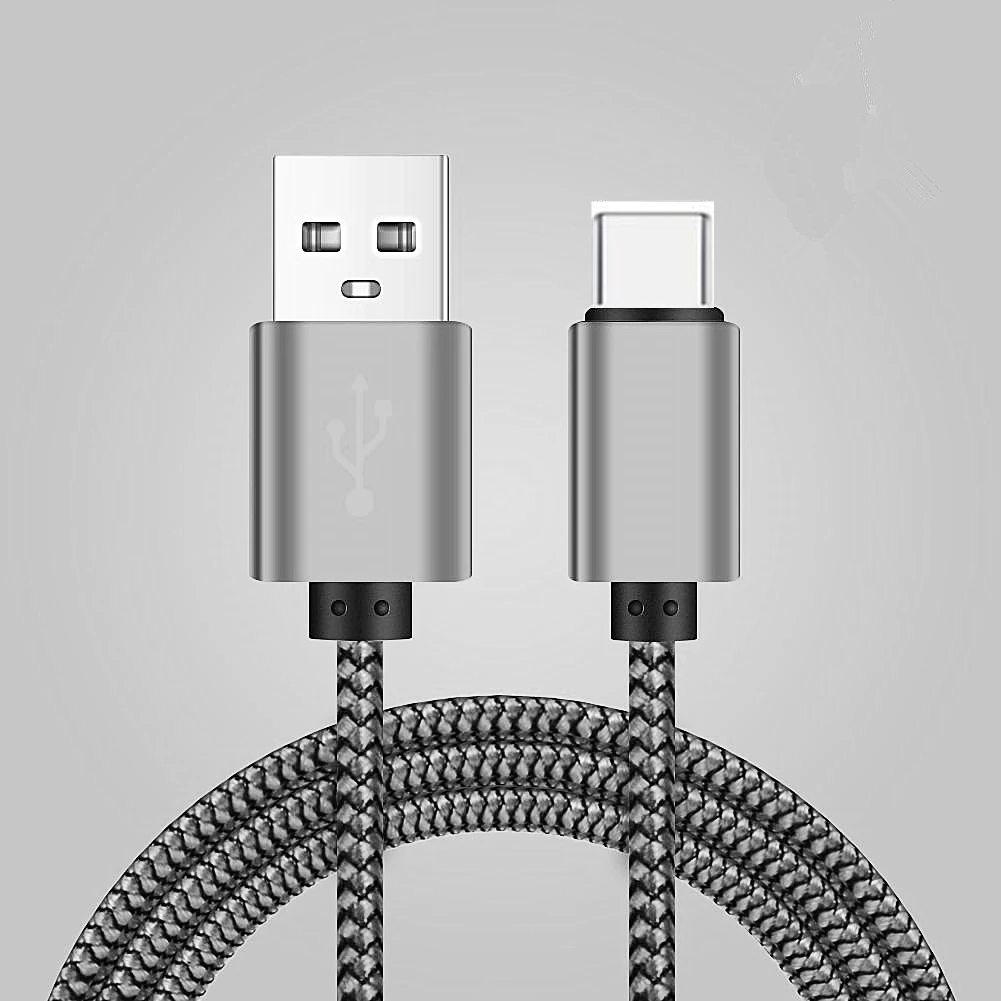 Кабель USB Type C для быстрой зарядки и передачи данных 2 м|Кабели мобильных
