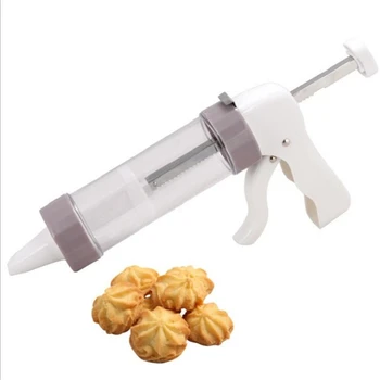 

Cookie Press Kit Gun Machine Cookie Making Cake Decoration Press Molds & Pastry Piping Nozzles Cookie Tool Biscuit Maker