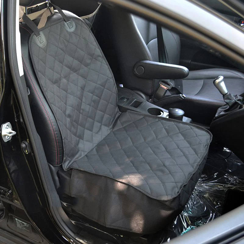

Lanke Dog Car Front Seat Cover Oxford Cloth,Auto Seat Mat Waterproof Anti-dirty Anti-slip,Carriers Protector Cushion for Dog Cat
