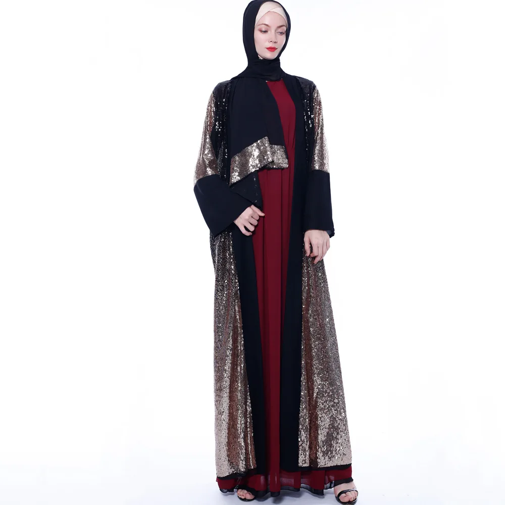 Купить новинка 2020 abaya мусульманская одежда для женщин исламский