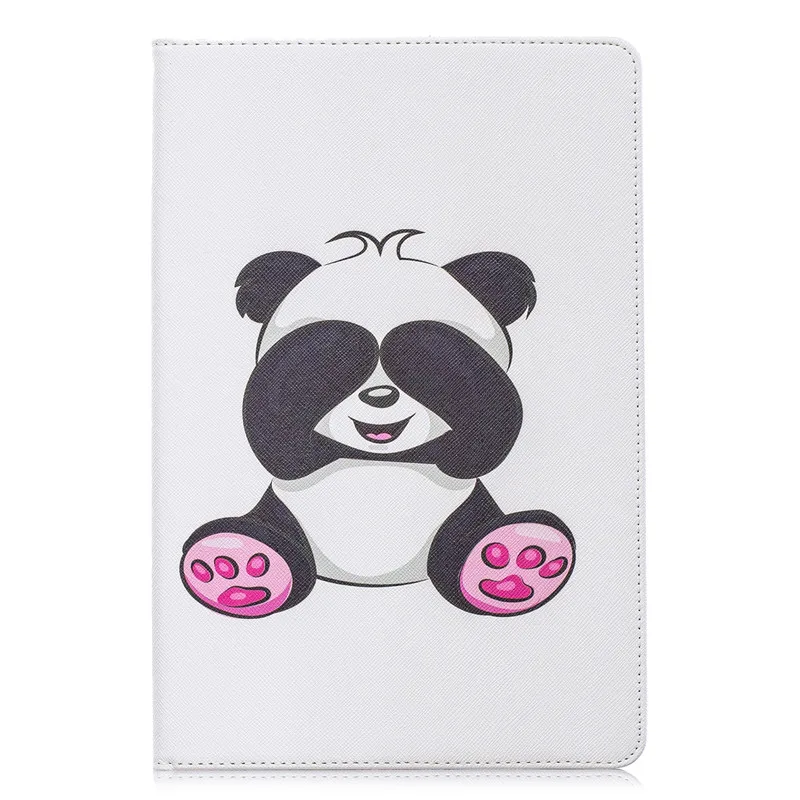 Funda для iPad Pro 10,5 чехол с умным рисунком из искусственной кожи чехол-подставка для iPad Air 3 Air iPad 10,5 чехол+ ручка - Цвет: panda
