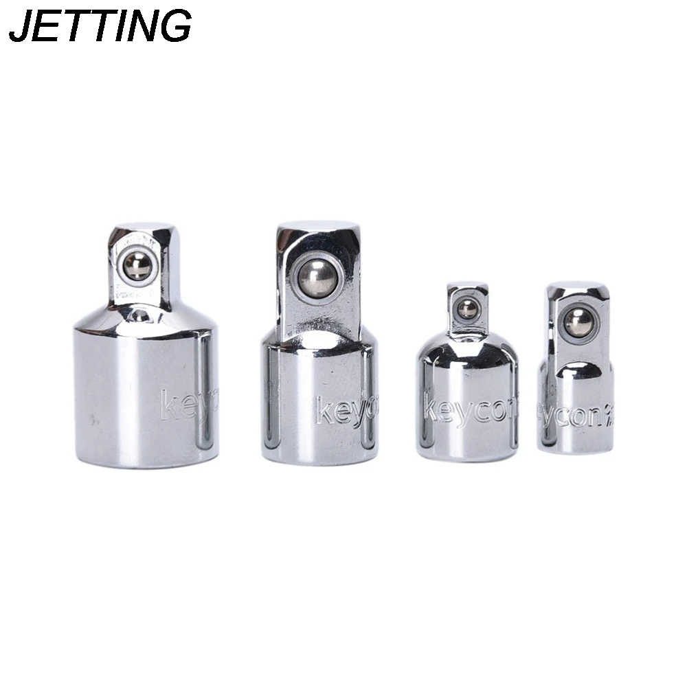 4pcs 1/4 3/8 1/2 Drive Socket Adapter Converter Reducer Air Impact Craftsman Socket Wrench Adapter Hand Tools Set