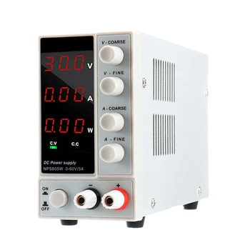 

NPS605W 110V/220V 0-60V 0-5A Adjustable Digital DC Power Supply 300W Regulated Laboratory Switching Power Supply Voltage Current