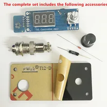 T12 цифровой дисплей сварочный стол плата управления с функцией автоматического сна и пробуждения Подогрев быстро Интеллектуальный Констан