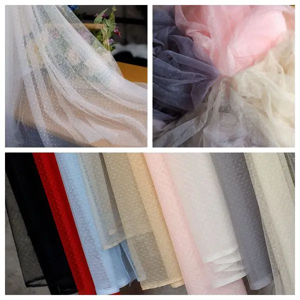 

2 meters /lot wide 1.5m Lace Trim Manual DIY Dress Skirt Wedding Veil Eyelash Fabric Accessories Children's skirt lace fabric
