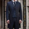Mens Suits Classic Double Breasted Blazer Formal Business 3 Piece Sets Wedding Groom Tuxedo Terno Masculino Jacket+Vest+Pants 1